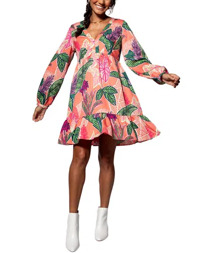 Tori Richard Hana Babydoll Dress In Pink