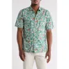 Tori Richard It's A Jungle Short Sleeve Cotton Button-up Shirt