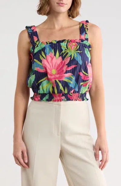 Tori Richard Kitri Bloom Top In Multi