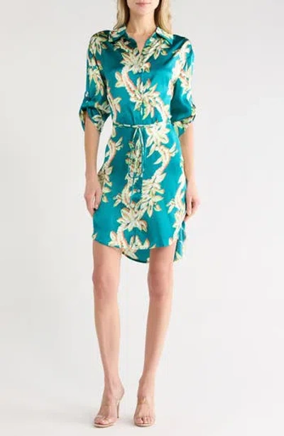 Tori Richard Lei Of The Land Sheila Silk Dress In Green