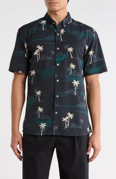 Tori Richard Oasis Short Sleeve Button-down Shirt In Multi