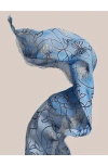Tori Richard Palm Royale Scarf In Blue