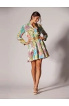 Tori Richard Pieces Of Paradise Blaine Dress In Multi