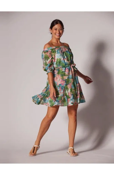 Tori Richard Point Of View Scarlett Dress In Multi