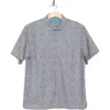 Tori Richard Prince Of Pine Short Sleeve Button-up Shirt In Black/white