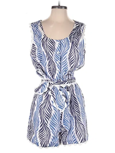Pre-owned Tori Richard Romper In Blue