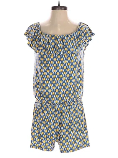 Pre-owned Tori Richard Romper In Blue