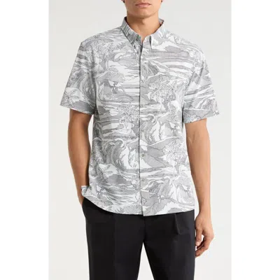 Tori Richard Sea Sketch Button-down Shirt In Multi