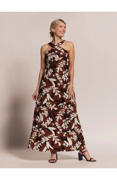 Tori Richard Silhouetted Tori Dress In Multi