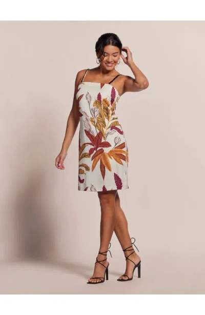 Tori Richard Something About Lily Caprice Dress In Neutral