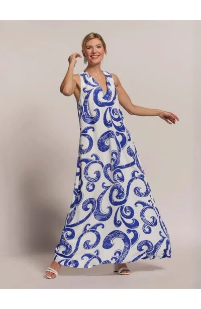 Tori Richard Splash Dance Eida Dress In White