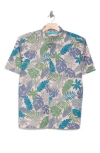 Tori Richard Summer Song Regular Fit Short Sleeve Cotton Button-up Shirt In Pink