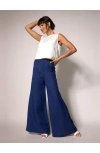 Tori Richard Sunshine Linen Maybelle Pant In Navy