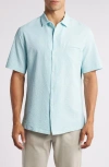 TORI RICHARD TORI RICHARD THE LANAI SHORT SLEEVE BUTTON-UP SHIRT