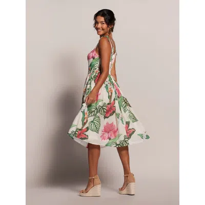 Tori Richard Tori's Garden Carmela Dress In Neutral
