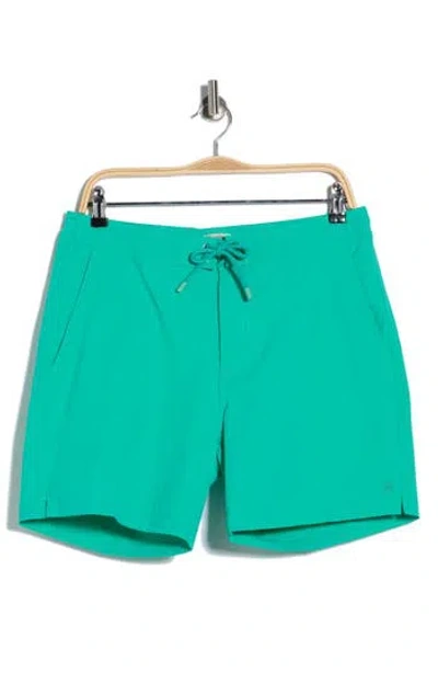 Tori Richard Tradewind Swim Trunks In Blue