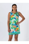 Tori Richard Tropical Loading... Adele Dress In Aqua