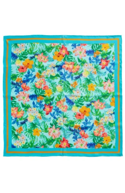 Tori Richard Tropical Loading... Havana Scarf In Aqua