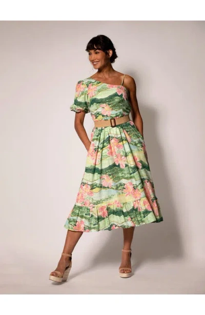 Tori Richard Valley Hi Rhiannon Dress In Multi