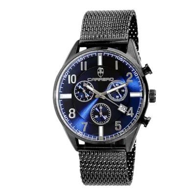 Torino Carrero C1b5275buj1 Chronograph Blue Dial Men's Watch C1b5275buj