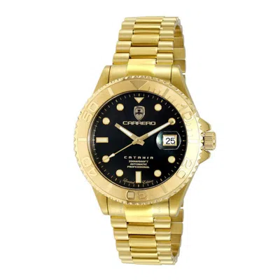 Torino Carrero C1g266bk J1 Black Dial Men's Watch C1g266bk J In Gold