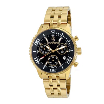 Torino Carrero C1g4343bkj1 Chronograph Black Dial Men's Watch C1g4343bkj In Black / Gold