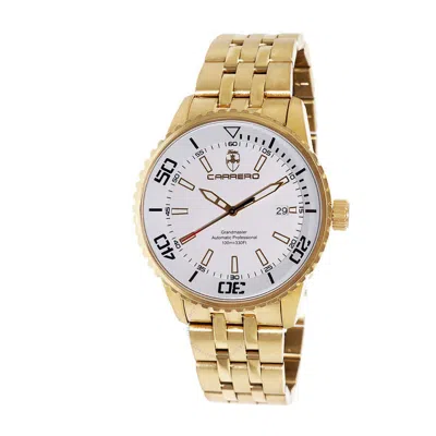 Torino Carrero C1g4345wtj1 White Dial Men's Watch C1g4345wtj In Gold / White