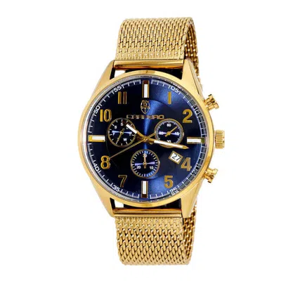Torino Carrero C1g5275buj1 Chronograph Blue Dial Men's Watch C1g5275buj In Blue / Gold / Gold Tone