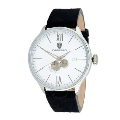 Torino Carrero C1s1780-wtj1 White Dial Men's Watch C1s1780-wtj In Black / Silver / White