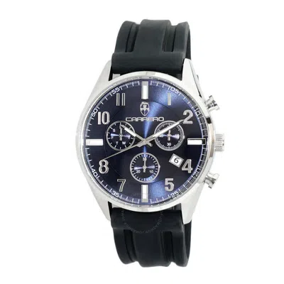 Torino Carrero C1s5275bu-rbj1 Chronograph Blue Dial Men's Watch C1s5275bu-rbj In Black / Blue / Silver