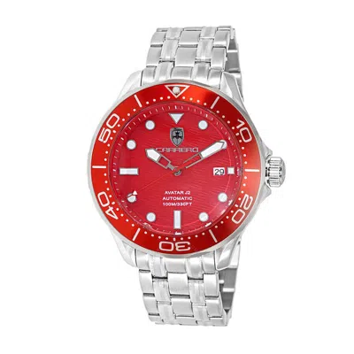 Torino Carrero C1s6161rdj1 Red Dial Men's Watch C1s6161rdj In Red   / Silver
