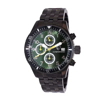 Torino Carrero Cb17733gnj1 Chronograph Green Dial Men's Watch Cb17733gnj In Black
