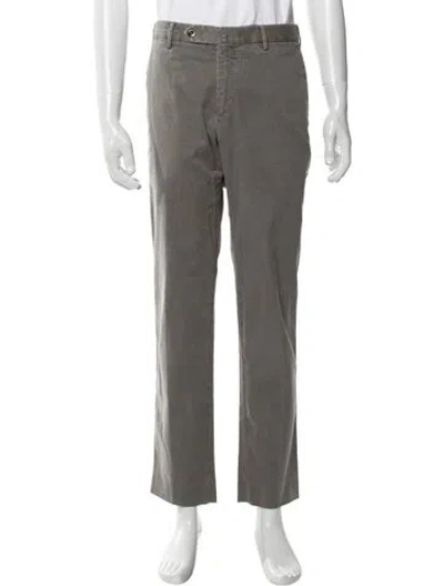 Pre-owned Torino Chinos In Gray