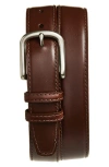 Torino Italian Bridle Leather Belt In Brown