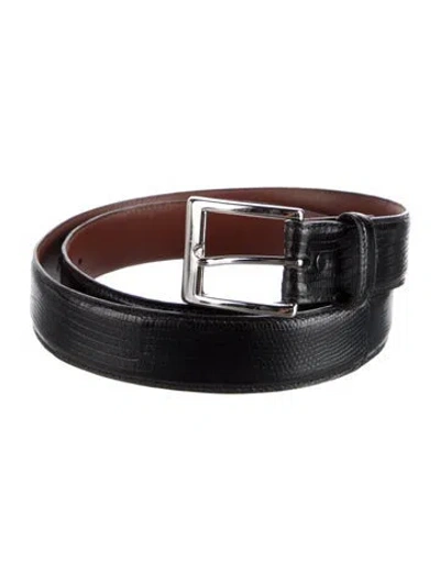 Pre-owned Torino Leather Belt In Blue