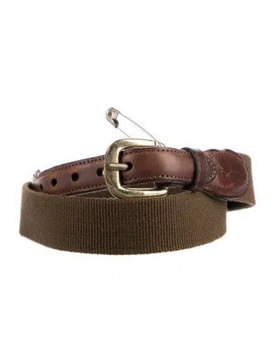 Pre-owned Torino Waist Belt In Brown