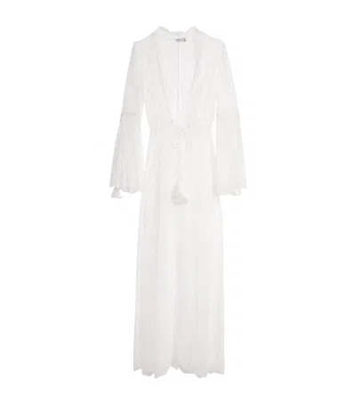 Torlowei Lace Marcella Dressing Gown In White