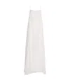 Torlowei Silk Crepe Valerie Maxi Dress In White
