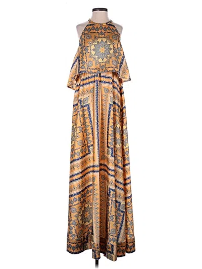 Pre-owned Torn By Ronny Kobo Casual Dress In Brown