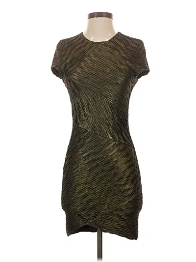 Pre-owned Torn By Ronny Kobo Casual Dress In Green