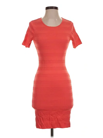 Pre-owned Torn By Ronny Kobo Casual Dress In Orange