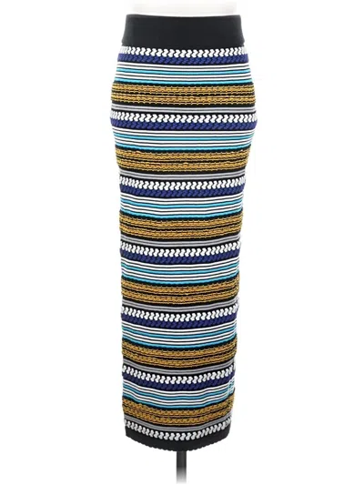 Pre-owned Torn By Ronny Kobo Casual Skirt In Blue