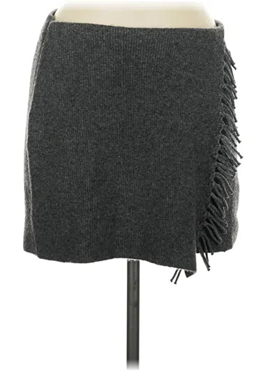 Pre-owned Torn By Ronny Kobo Casual Skirt In Gray