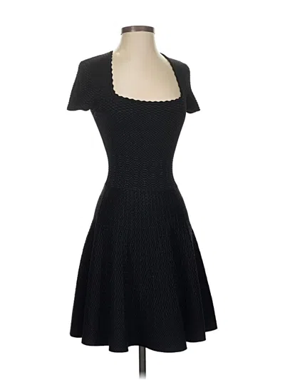 Pre-owned Torn By Ronny Kobo Cocktail Dress In Black