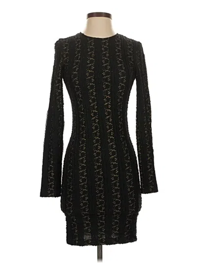 Pre-owned Torn By Ronny Kobo Cocktail Dress In Black