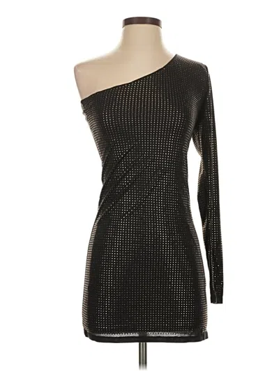 Pre-owned Torn By Ronny Kobo Cocktail Dress In Black