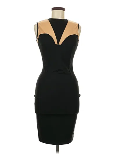 Pre-owned Torn By Ronny Kobo Cocktail Dress In Black