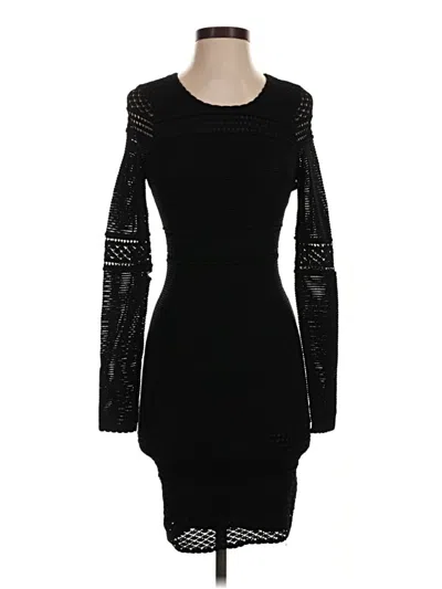 Pre-owned Torn By Ronny Kobo Cocktail Dress In Black