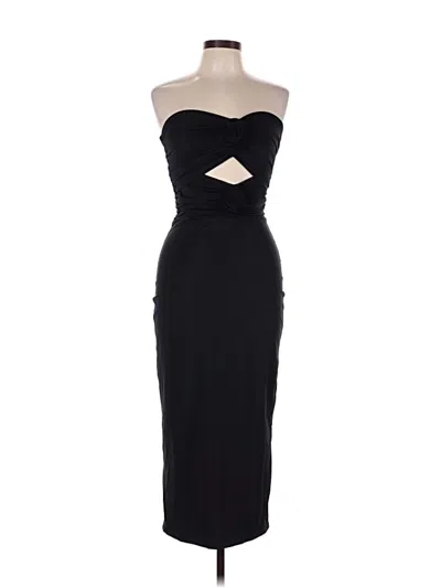 Pre-owned Torn By Ronny Kobo Cocktail Dress In Black
