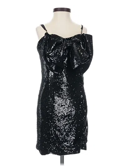 Pre-owned Torn By Ronny Kobo Cocktail Dress In Black